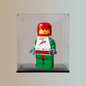 Teca per: 40819 - Grande minifigure di pilota da corsa